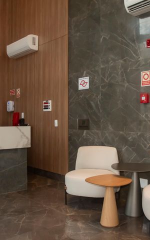 Studio à venda com 25m², 1 quarto e sem vagaHall social/Recepção