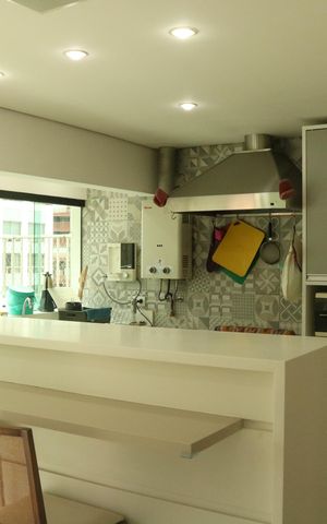 Apartamento à venda com 213m², 3 quartos e 3 vagasCobertura - Sala e Cozinha Integrada