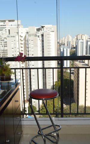 Apartamento à venda com 70m², 1 quarto e 1 vagaVaranda