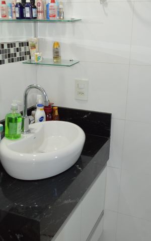 Apartamento à venda com 70m², 1 quarto e 1 vagaBanheiro da Suíte