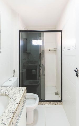 Apartamento à venda com 55m², 1 quarto e 1 vagaBanheiro