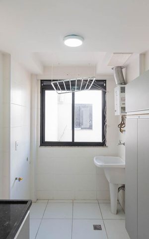 Apartamento à venda com 55m², 1 quarto e 1 vagaCozinha e Área de Serviço