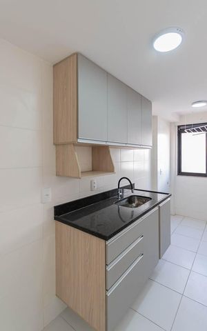 Apartamento à venda com 55m², 1 quarto e 1 vagaCozinha e Área de Serviço
