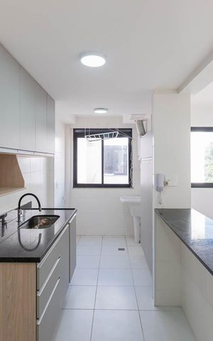 Apartamento à venda com 55m², 1 quarto e 1 vagaCozinha e Área de Serviço