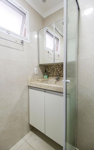 Apartamento para alugar com 74m², 2 quartos e 1 vagaBanheiro da Suíte