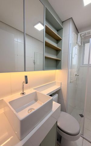 Apartamento à venda com 72m², 3 quartos e 1 vagaBanheiro Social