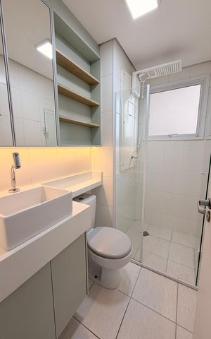 Apartamento à venda com 72m², 3 quartos e 1 vagaBanheiro Social