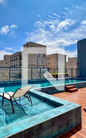 Studio para alugar com 25m², 0 quarto e sem vagaPiscina