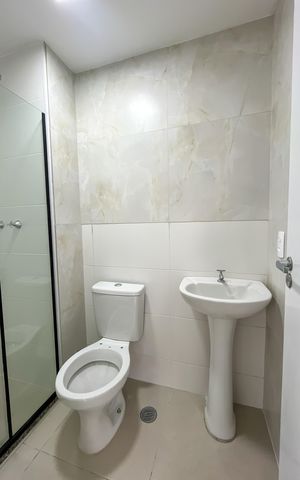 Apartamento para alugar com 38m², 2 quartos e sem vaga Apartamento para alugar com 38m², 2 quartos e sem vagaBanheiro