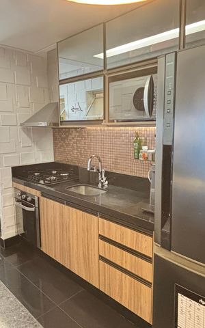 Apartamento à venda com 77m², 2 quartos e 2 vagas Apartamento à venda com 77m², 2 quartos e 2 vagasCozinha