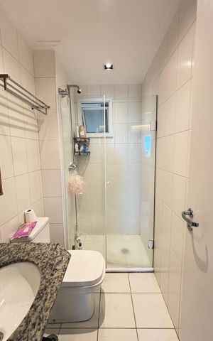 Apartamento à venda com 77m², 2 quartos e 2 vagas Apartamento à venda com 77m², 2 quartos e 2 vagasBanheiro