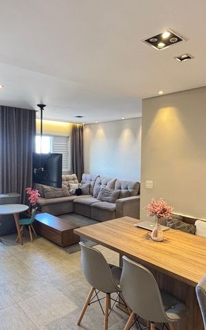 Apartamento à venda com 77m², 2 quartos e 2 vagas Apartamento à venda com 77m², 2 quartos e 2 vagasSala