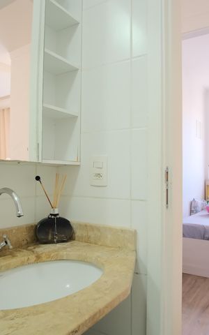 Apartamento à venda com 65m², 3 quartos e 1 vagaBanheiro Social