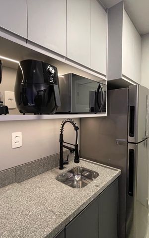 Apartamento à venda com 25m², 1 quarto e sem vaga Apartamento à venda com 25m², 1 quarto e sem vagaCozinha