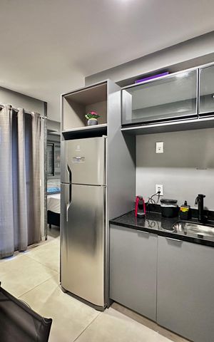 Studio à venda com 30m², 1 quarto e sem vaga Studio à venda com 30m², 1 quarto e sem vagaCozinha