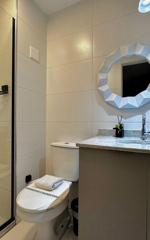 Studio à venda com 30m², 1 quarto e sem vaga Studio à venda com 30m², 1 quarto e sem vagaBanheiro