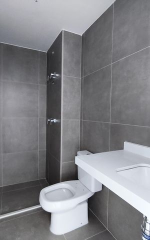 Studio à venda com 44m², 1 quarto e 1 vaga Studio à venda com 44m², 1 quarto e 1 vagaBanheiro