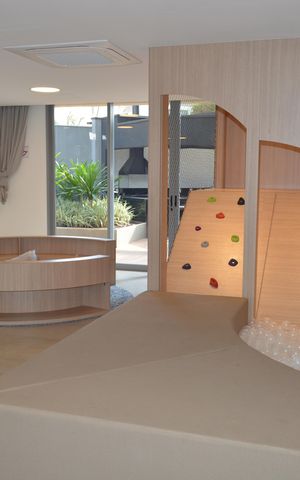 Studio à venda com 44m², 1 quarto e 1 vagaBrinquedoteca