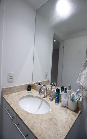 Apartamento para alugar com 111m², 1 quarto e 2 vagasBanheiro da Suíte