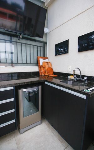 Apartamento para alugar com 111m², 1 quarto e 2 vagasEspaço Gourmet