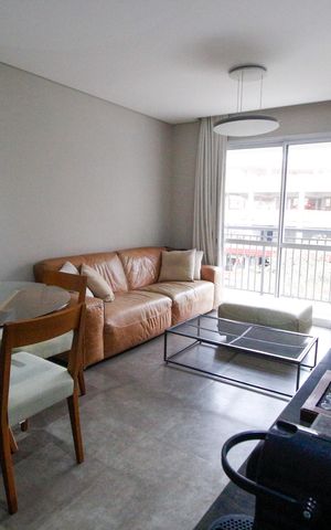 Apartamento para alugar com 111m², 1 quarto e 2 vagasSala