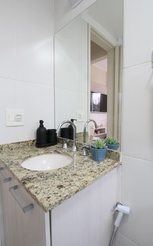 Apartamento para alugar com 78m², 2 quartos e 2 vagas Apartamento para alugar com 78m², 2 quartos e 2 vagasBanheiro 2