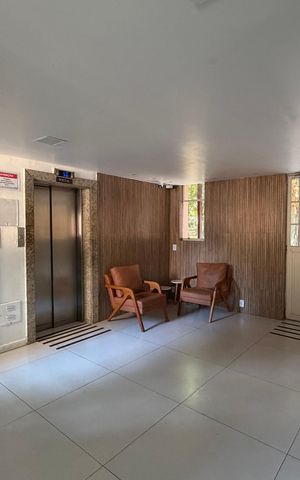 Apartamento à venda com 40m², 1 quarto e 1 vaga Apartamento à venda com 40m², 1 quarto e 1 vagaHall