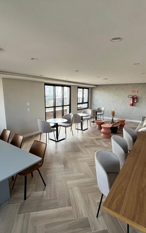 Apartamento à venda com 55m², 2 quartos e 1 vagaÁrea comum - Salão de festas