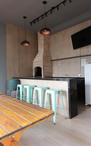 Apartamento para alugar com 40m², 2 quartos e 1 vagaÁrea comum - Churrasqueira