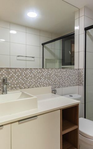 Apartamento à venda com 92m², 3 quartos e 1 vagaBanheiro Social