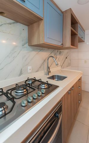 Apartamento à venda com 92m², 3 quartos e 1 vagaCozinha e Área de Serviço