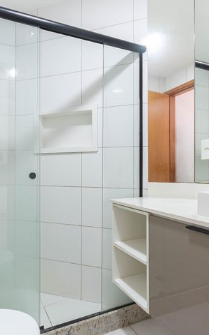 Apartamento à venda com 92m², 3 quartos e 1 vagaBanheiro da Suíte