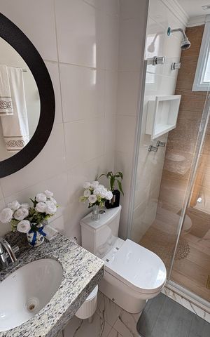 Apartamento para alugar com 44m², 2 quartos e 1 vaga Apartamento para alugar com 44m², 2 quartos e 1 vagaBanheiro