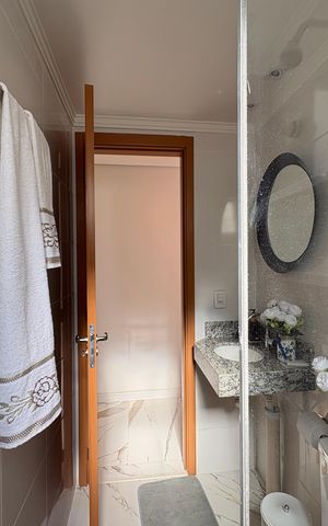 Apartamento para alugar com 44m², 2 quartos e 1 vaga Apartamento para alugar com 44m², 2 quartos e 1 vagaBanheiro