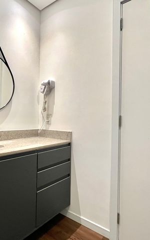 Studio à venda com 27m², 1 quarto e sem vaga Studio à venda com 27m², 1 quarto e sem vagaBanheiro
