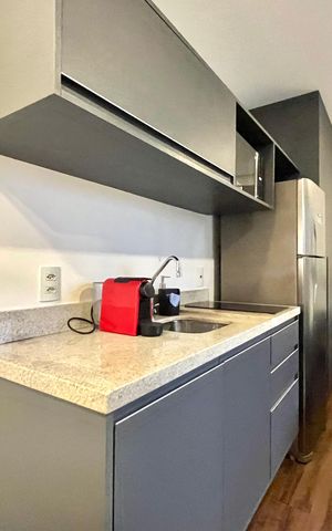 Studio à venda com 27m², 1 quarto e sem vaga Studio à venda com 27m², 1 quarto e sem vagaCozinha