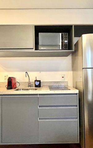 Studio à venda com 27m², 1 quarto e sem vaga Studio à venda com 27m², 1 quarto e sem vagaCozinha