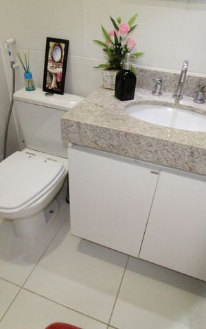 Apartamento para alugar com 64m², 2 quartos e 1 vagaBanheiro Social