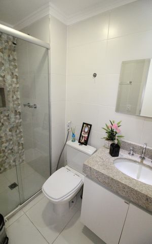 Apartamento para alugar com 64m², 2 quartos e 1 vagaBanheiro Social
