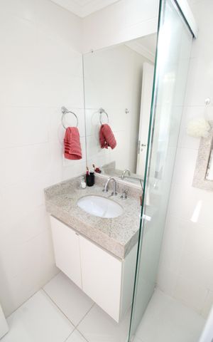 Apartamento para alugar com 64m², 2 quartos e 1 vagaBanheiro da Suíte