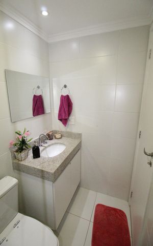 Apartamento para alugar com 64m², 2 quartos e 1 vagaBanheiro Social