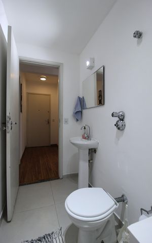 Apartamento à venda com 60m², 1 quarto e 1 vagaBanheiro