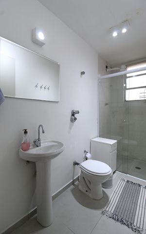 Apartamento à venda com 60m², 1 quarto e 1 vagaBanheiro