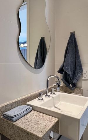 Apartamento à venda com 71m², 1 quarto e 1 vaga Apartamento à venda com 71m², 1 quarto e 1 vagaBanheiro Social