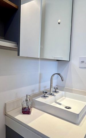 Apartamento à venda com 71m², 1 quarto e 1 vaga Apartamento à venda com 71m², 1 quarto e 1 vagaBanheiro da Suíte