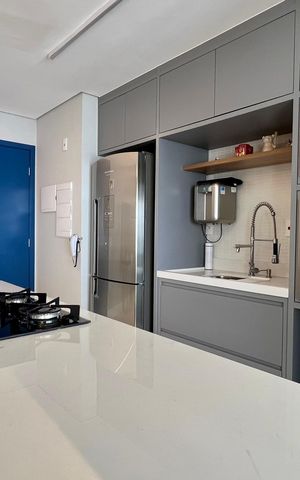 Apartamento à venda com 71m², 1 quarto e 1 vaga Apartamento à venda com 71m², 1 quarto e 1 vagaCozinha