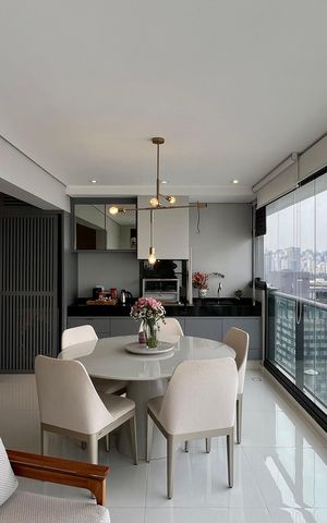 Apartamento à venda com 71m², 1 quarto e 1 vaga Apartamento à venda com 71m², 1 quarto e 1 vagaVaranda gourmet