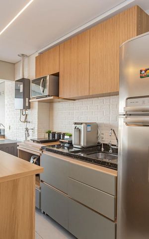 Apartamento à venda com 63m², 2 quartos e 2 vagasCozinha