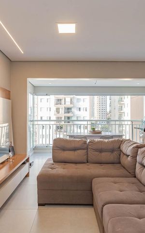 Apartamento à venda com 63m², 2 quartos e 2 vagasSala
