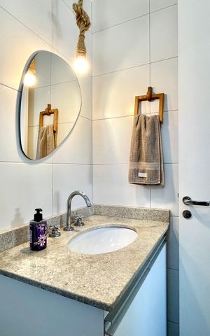 Apartamento à venda com 47m², 1 quarto e 1 vaga Apartamento à venda com 47m², 1 quarto e 1 vagaBanheiro da Suíte